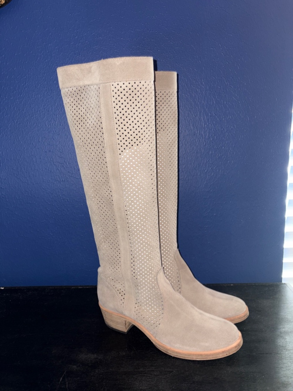 Marc Cain Perforated Suede Boots